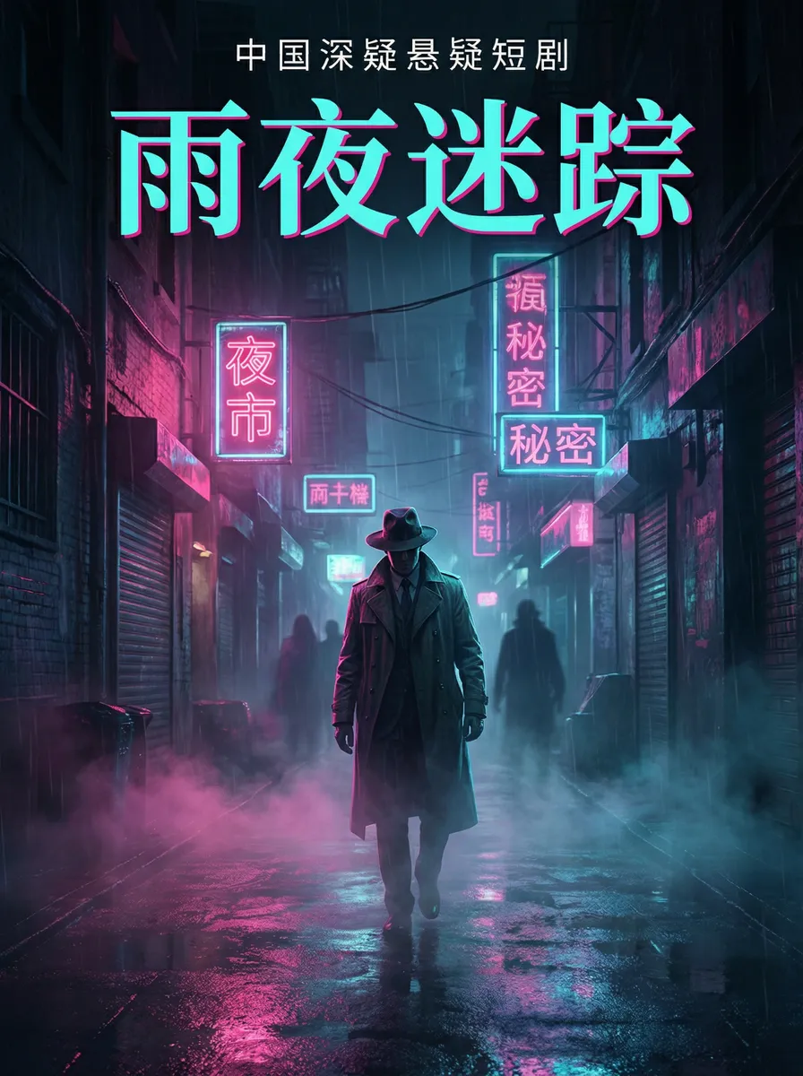 光脑武神 悬疑追踪短剧 - 雨夜迷踪海报